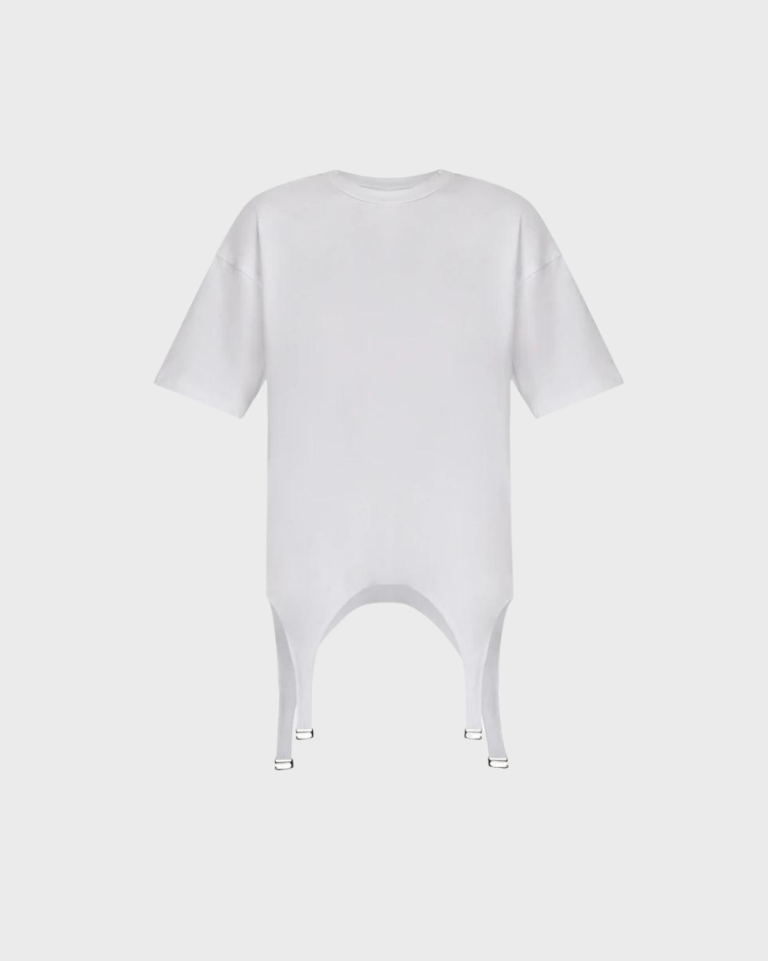 White T-shirt with Straps