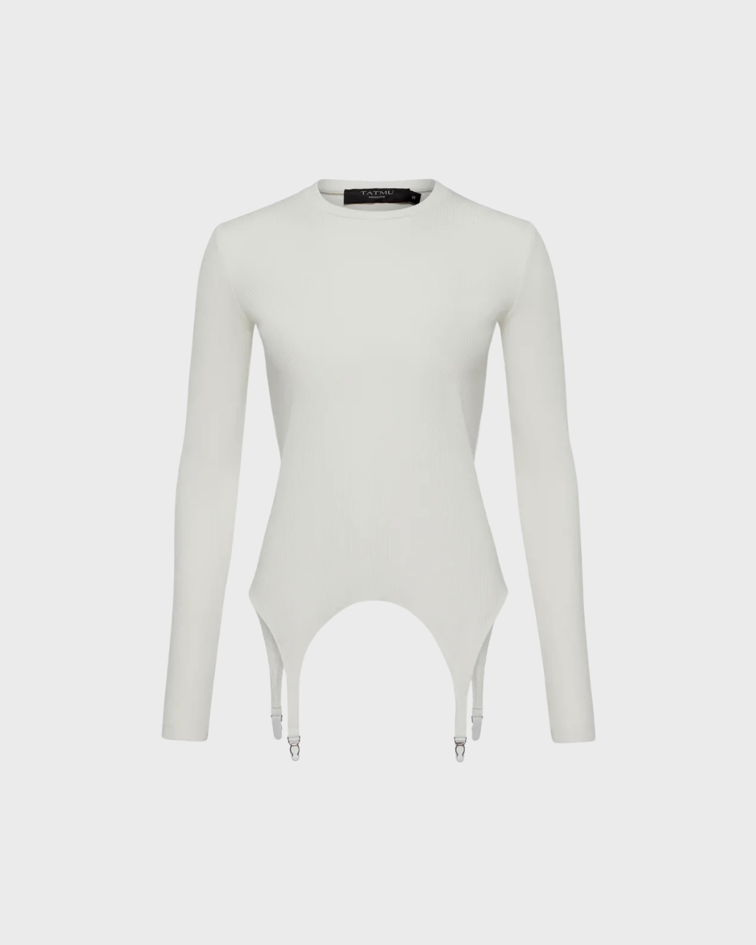 White Long Sleeve with Straps