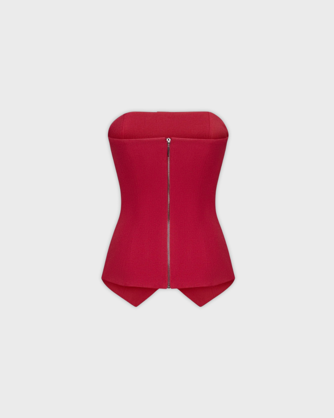 Red Corset with Boning