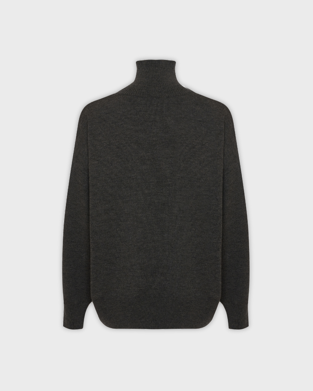 Oversized Graphite Merino Wool Sweater