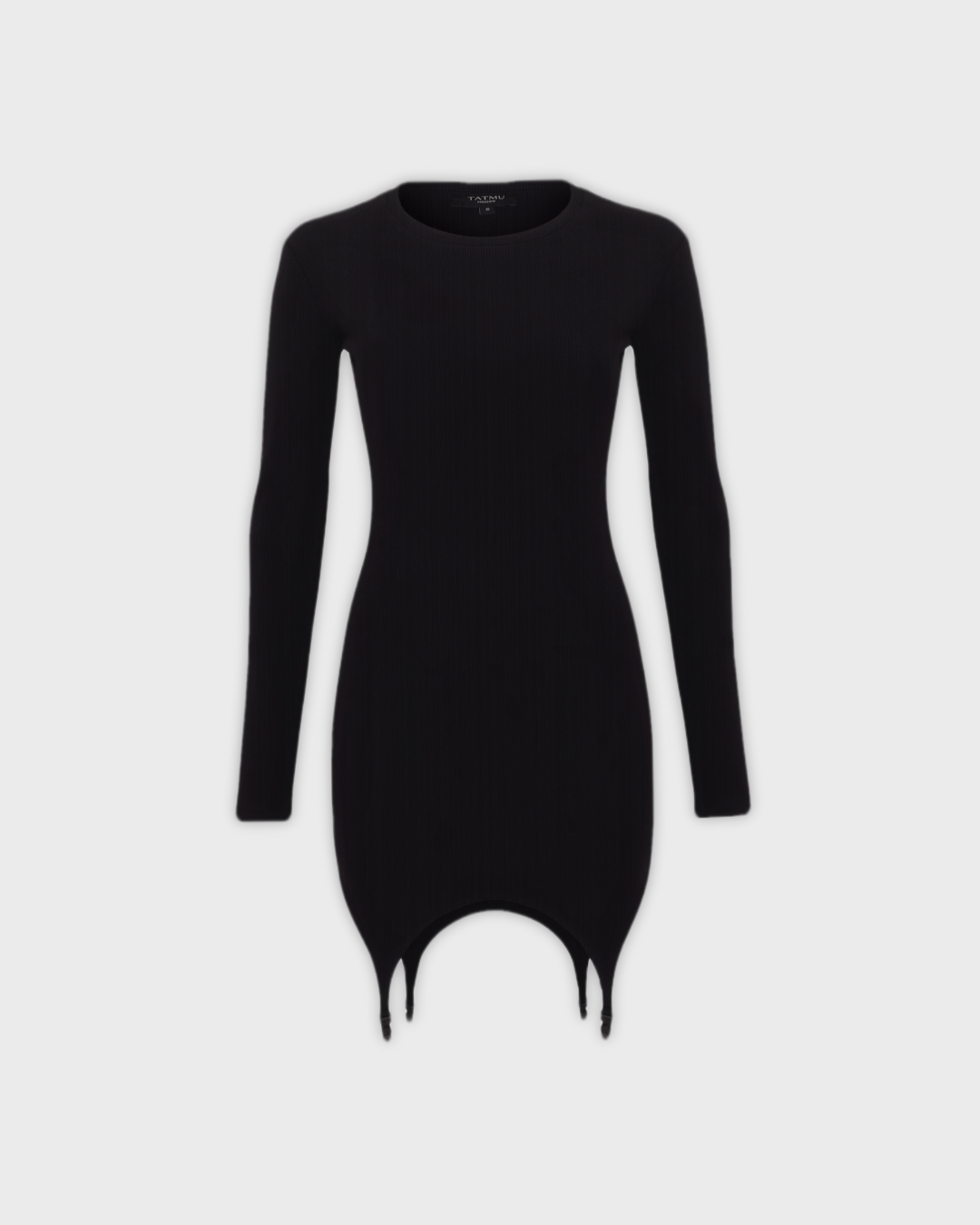 Black Bodycon Dress with Straps