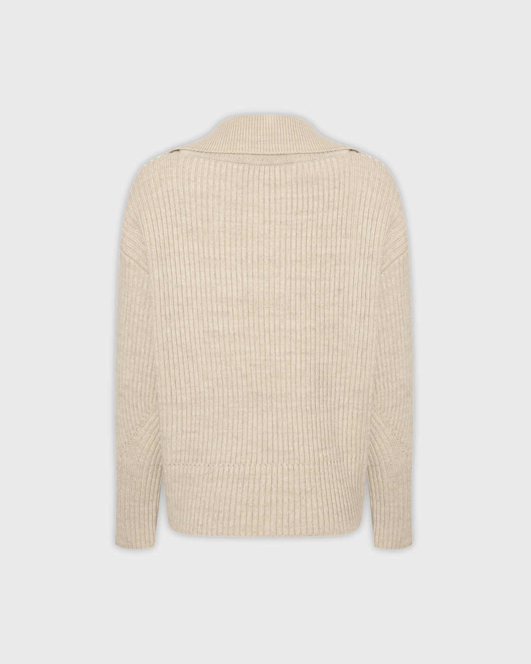 Merino Wool Polo Sweater