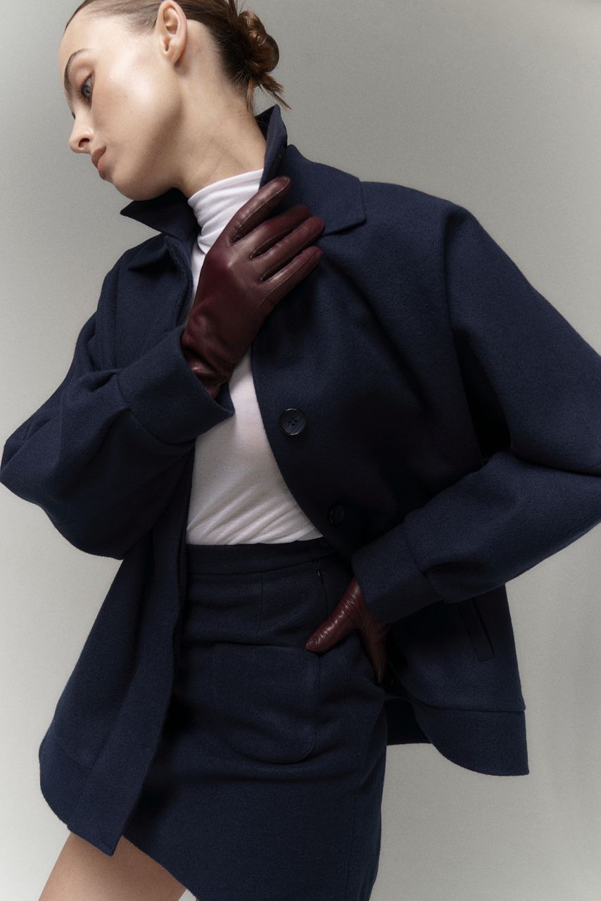 Oversized Wool Bomber Jacket